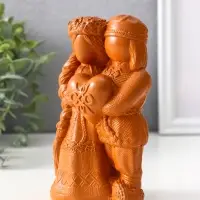 Фигура «Оберег неразлучники», 14×8×5.5 см, красная глина