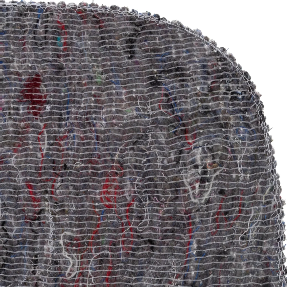 Тряпка для пола AZUR хлопковая серая большая 60х75см