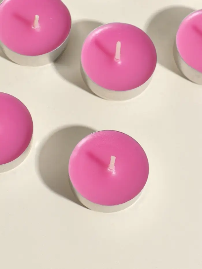 Набор свечей ароматических чайных &laquo;Роза&raquo;, 10 г, 9 шт.