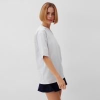 Футболка женская oversize MINAKU: One Most Brand цвет серый меланж, размер 52