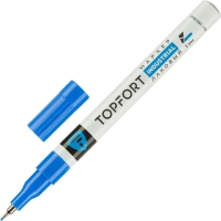 Маркер лаковый Topfort Industrial 1 мм синий