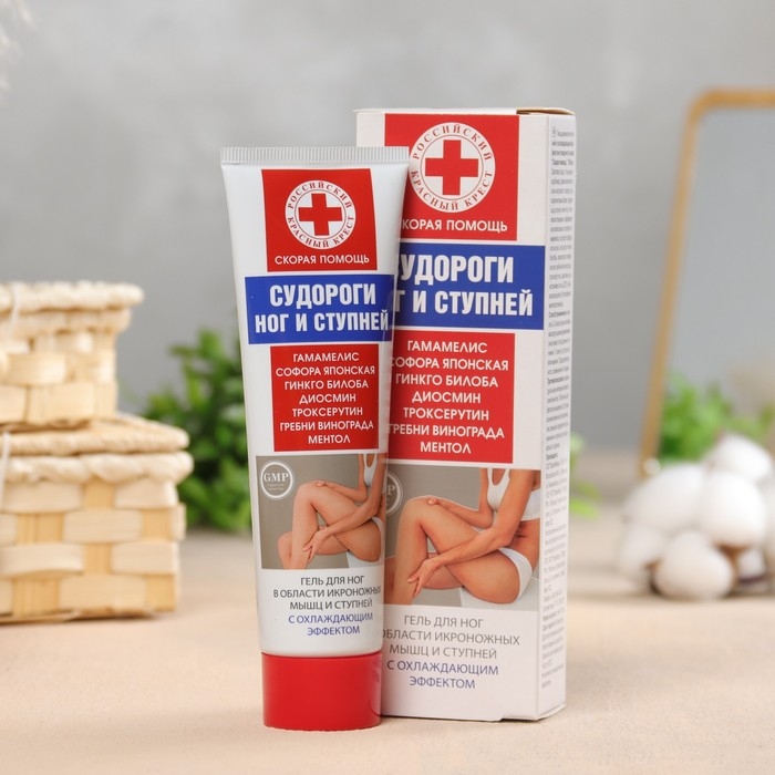 Гель для ног и ступней  Гель для ног и ступней "Скорая Помощь Судороги", 100 мл