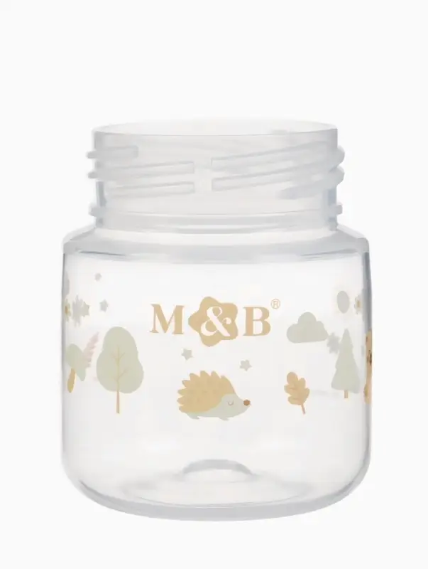 Бутылочка для кормления M&B, ШГ &Oslash;50 мм, +0мес., 120 мл.