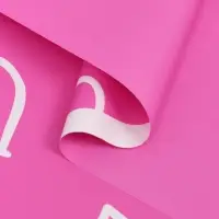 Пленка для цветов, "Бабочки и сердца", 57х57 см