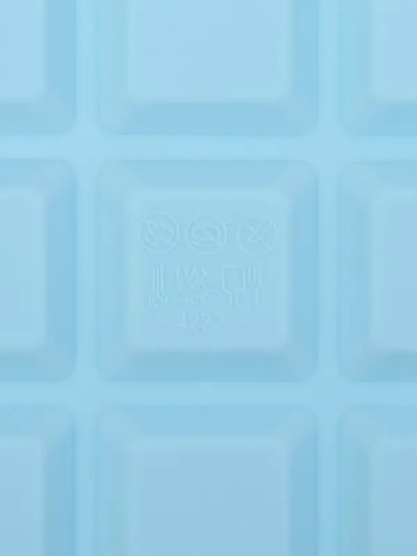 Форма для льда и заготовок Доляна &laquo;Кубик&raquo;, силикон, 11.7&times;18.7&times;3.4 см, 15 ячеек (3.4&times;3.4 см), голубая