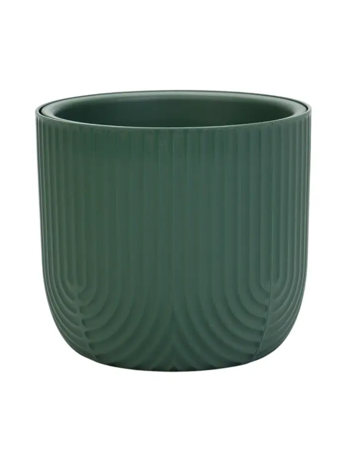 Кашпо со вставкой 3,7 л d22 см h20 см РАМОНА нефритовый,