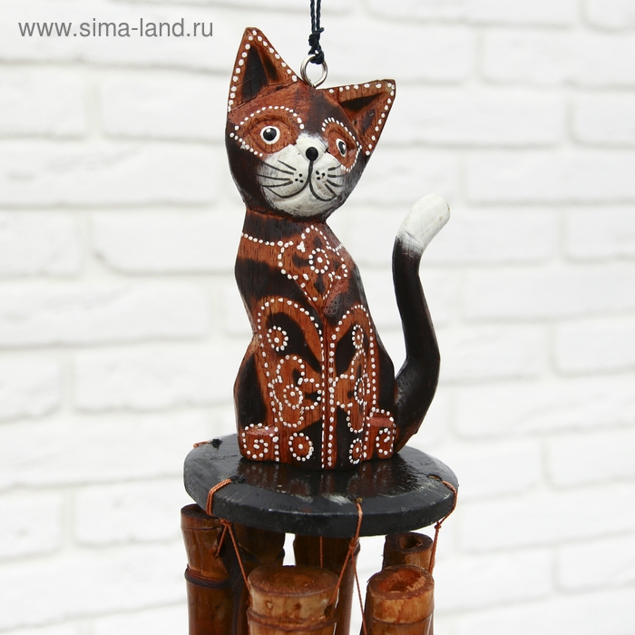 Музыка ветра «Кошечка», 44×8×8 см, бамбук Музыка ветра «Кошечка», 44×8×8 см, бамбук