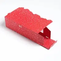Коробка для макарун Red, 18×5.5×5.5 см