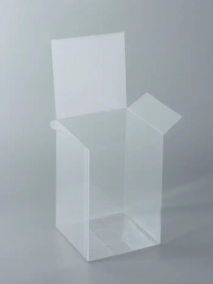 Складная прозрачная коробка из PVC, для упаковки подарков, 12&times;12&times;18 см