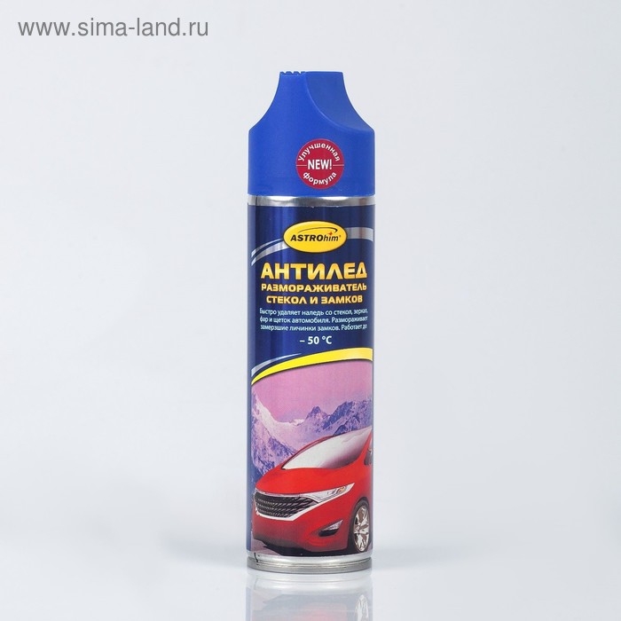 Размораживатель стёкол и замков Astrohim  Размораживатель стёкол и замков Astrohim "Антилёд", 335 мл, аэрозоль, АС - 1373
