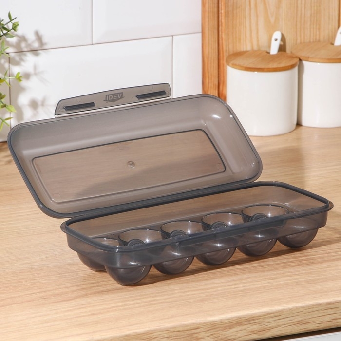 Контейнер для яиц на 10 шт, цвет МИКС Контейнер для яиц на 10 шт, цвет МИКС