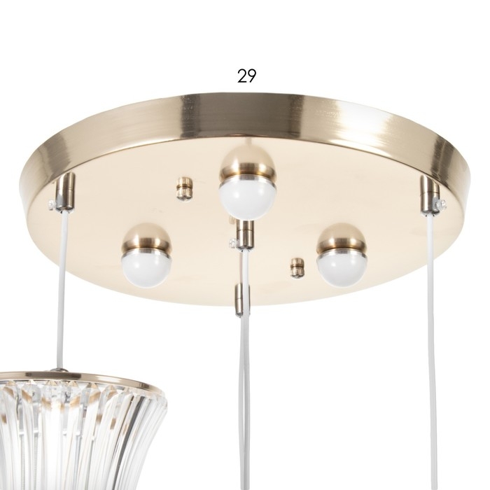 Светильник BayerLux Светильник BayerLux "Медея" 4LED+3LED 41Вт ПДУ золото 40х40х100см