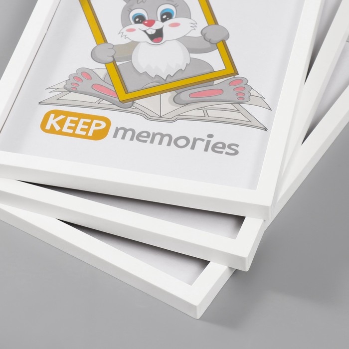 Набор фоторамок пластик L-3 21х30 см ( 3 шт.), белый Набор фоторамок пластик L-3 21х30 см ( 3 шт.), белый