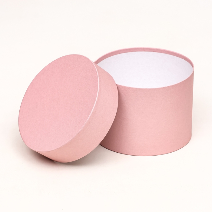 Набор шляпных коробок 5 в 1 "Крема" 20 х 14,5, 14 х 10 см