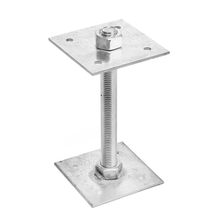 Анкер ЛОМ, регулируемый по высоте, оцинкованный, М20х200х100 мм