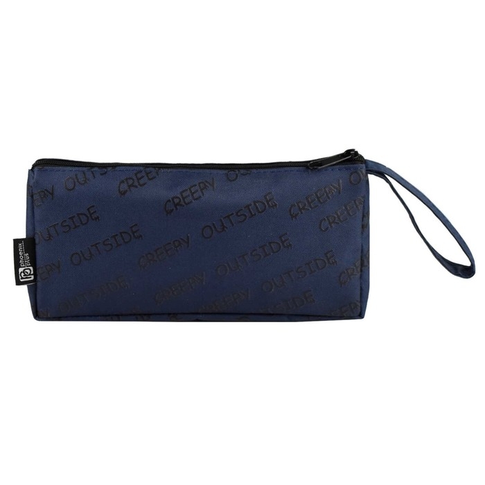 Пенал мягкий, 1 отделение, 95 х 200 х 50 мм, объёмный, Феникс "Мишка" синий 65713