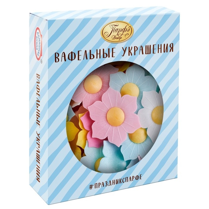 Набор кондитерский «Вафельные украшения с посыпками», 17.2 г, МИКС Набор кондитерский «Вафельные украшения с посыпками», 17.2 г, МИКС