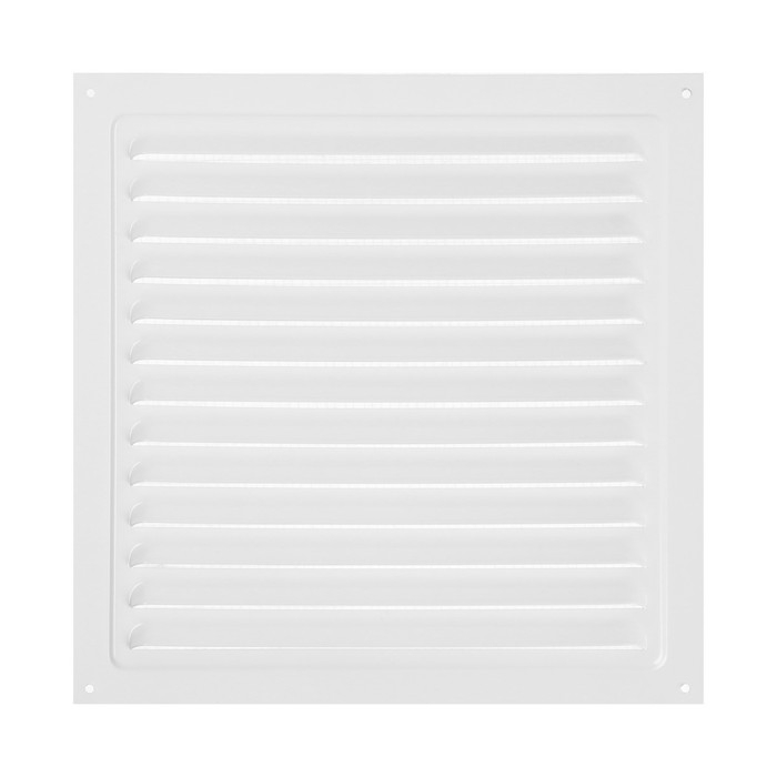 Решетка вентиляционная ZEIN Люкс РМ2525, 250 х 250 мм, с сеткой, металлическая, белая Решетка вентиляционная ZEIN Люкс РМ2525, 250 х 250 мм, с сеткой, металлическая, белая