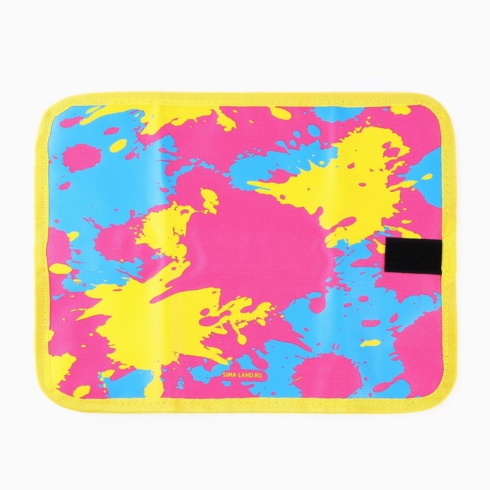 Пенал для кистей и карандашей текстиль, 16 предметов «Краска» Пенал для кистей и карандашей текстиль, 16 предметов «Краска»