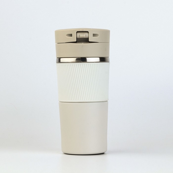 Термостакан с кнопкой  Термостакан с кнопкой "Зима будет теплой", 380 мл