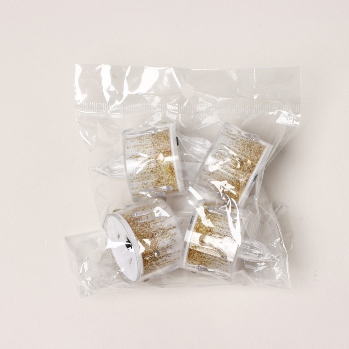 Свеча светодиодная, мод. СВ-24 &laquo;Золото&raquo;, 5 х 3,8 см.