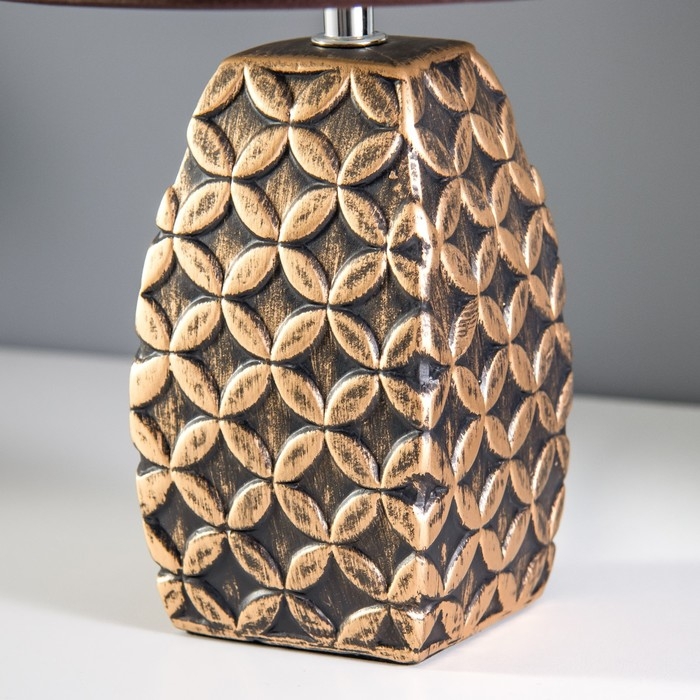 Лампа настольная 16445/1WT E14 40вт бронза 22х22х34 см RISALUX Лампа настольная 16445/1WT E14 40вт бронза 22х22х34 см RISALUX