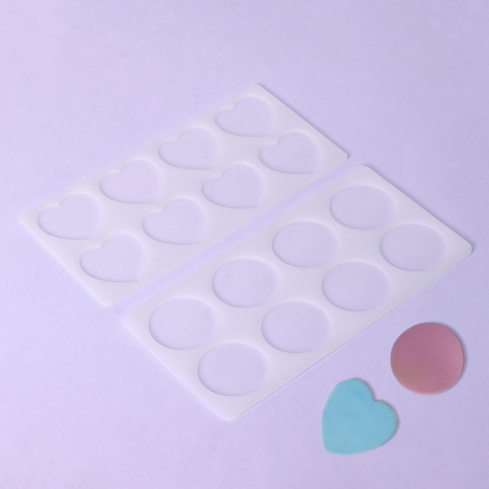 Набор форм для шоколада, 2 шт, силикон, 23×12 см, цвет прозрачный Набор форм для шоколада, 2 шт, силикон, 23×12 см, цвет прозрачный