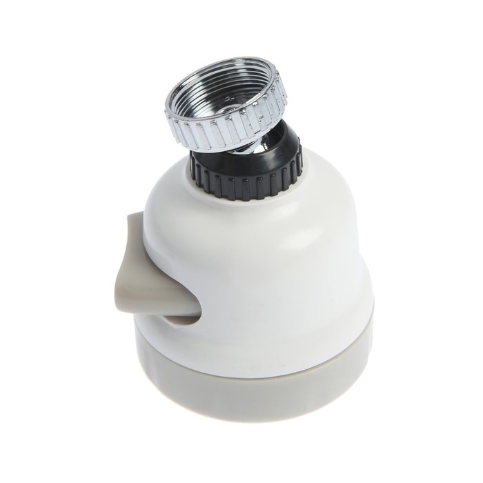 Аэратор ZEIN, с регулировкой потока, сетка из нержавейки, 3 режима, пластик, белый Аэратор ZEIN, с регулировкой потока, сетка из нержавейки, 3 режима, пластик, белый