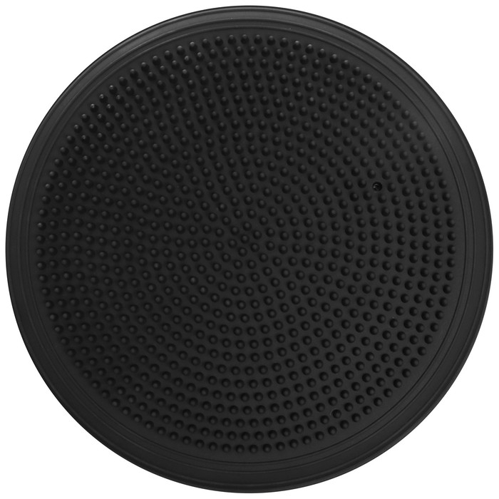 Подушка балансировочная ONLYTOP, массажная, d=32 см, цвет чёрный Подушка балансировочная ONLYTOP, массажная, d=32 см, цвет чёрный