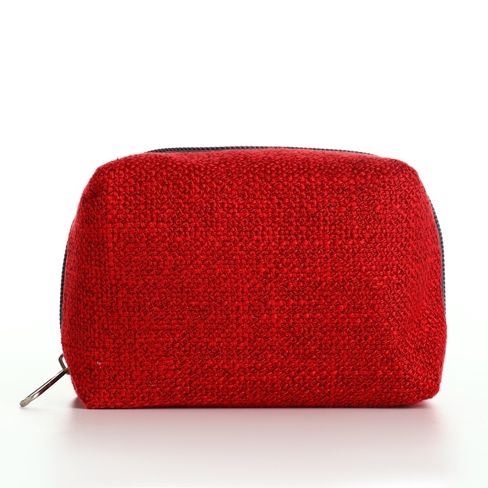 Косметичка дор Одноцвет, 13*6*9, отд на молнии, подкладка, красный Косметичка дор Одноцвет, 13*6*9, отд на молнии, подкладка, красный