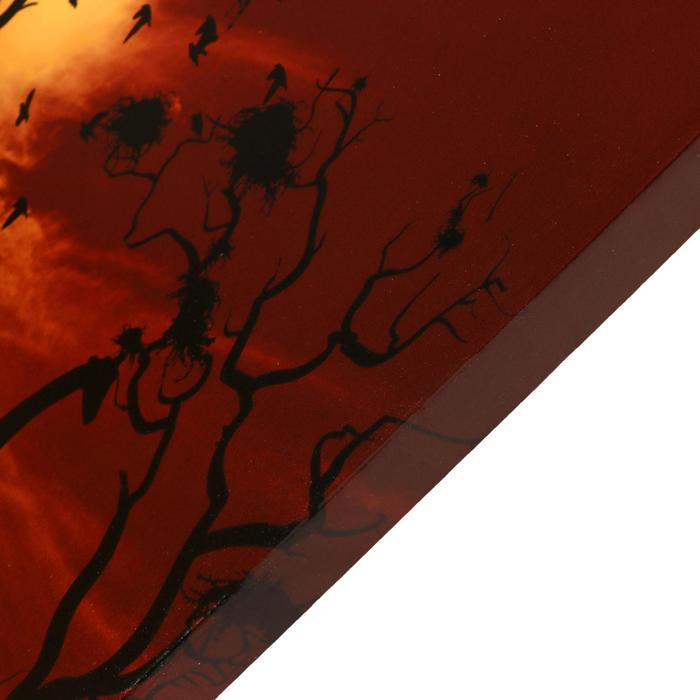 Картина на холсте Картина на холсте "Огненный закат Африки" 60х100 см