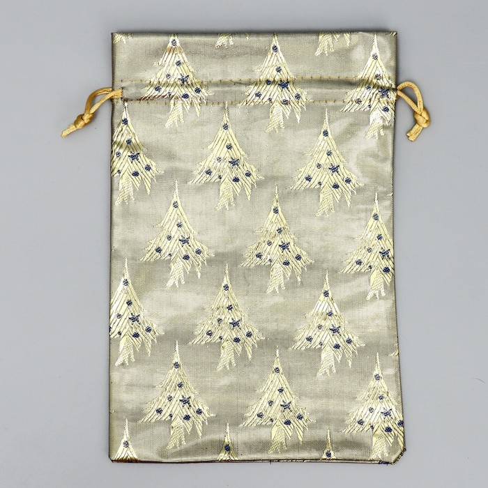 Мешочек подарочный парча «Новогодняя ночь», 16 х 24 см +/- 1.5 см, Новый год Мешочек подарочный парча «Новогодняя ночь», 16 х 24 см +/- 1.5 см, Новый год