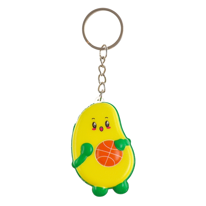 Сквиш - брелок детский «Авокадо», антистресс - игрушка, цвет МИКС Сквиш - брелок детский «Авокадо», антистресс - игрушка, цвет МИКС