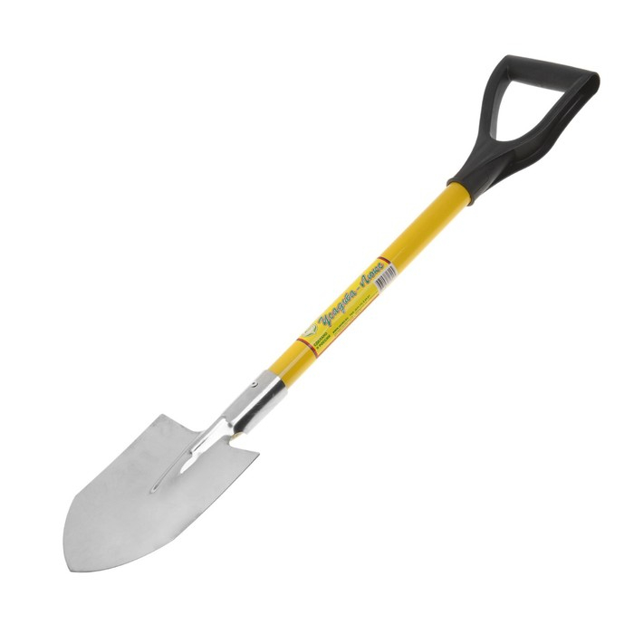 Лопата автомобильная, штыковая, металл, L = 85 см, металлический черенок, с ручкой Лопата автомобильная, штыковая, металл, L = 85 см, металлический черенок, с ручкой