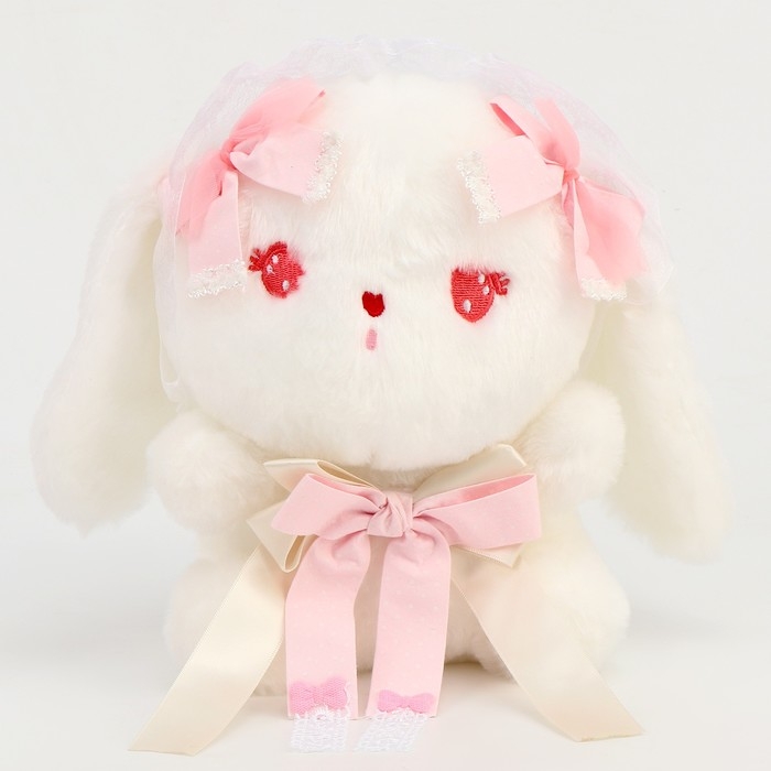 Мягкая игрушка «Зайчик», с бантиками, 23 см Мягкая игрушка «Зайчик», с бантиками, 23 см