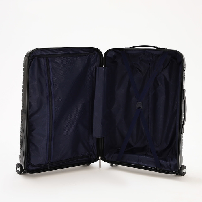 Чемодан средний 69 л (M), отдел на молнии, кодовый замок, 4 колеса, цвет чёрный Чемодан средний 69 л (M), отдел на молнии, кодовый замок, 4 колеса, цвет чёрный