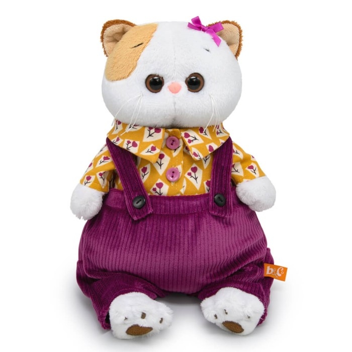Мягкая игрушка «Ли-Ли», в вельветовом полукомбинезоне, 24 см Мягкая игрушка «Ли-Ли», в вельветовом полукомбинезоне, 24 см