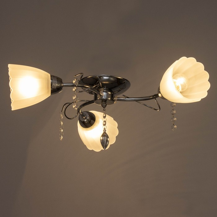 Люстра Люстра "Адель" 3x40Вт E27 хром 48х46х17 см