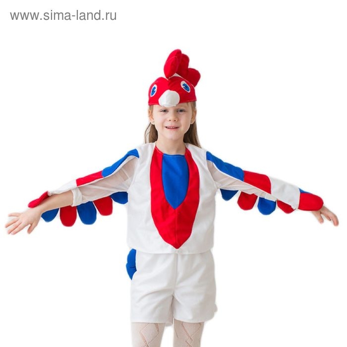 Карнавальный костюм «Петушок», 3-5 лет, рост 104-116 см, цвет белый Карнавальный костюм «Петушок», 3-5 лет, рост 104-116 см, цвет белый