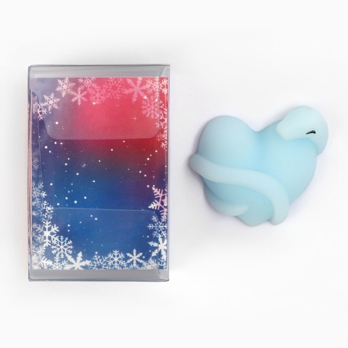 Мялка новогодняя «Новый год: Счастливого 2025 года», 4 х 3.5 см Мялка новогодняя «Новый год: Счастливого 2025 года», 4 х 3.5 см