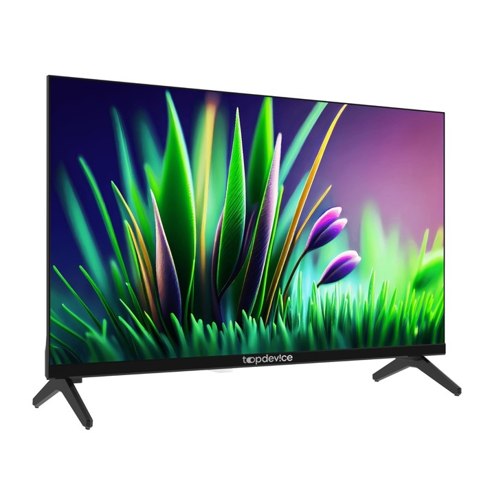 Телевизор Topdevice TDTV24CN04HBK, 24 Телевизор Topdevice TDTV24CN04HBK, 24",1366x768,DVB-/T2/C/S2,HDMI 3,USB 1, чёрный