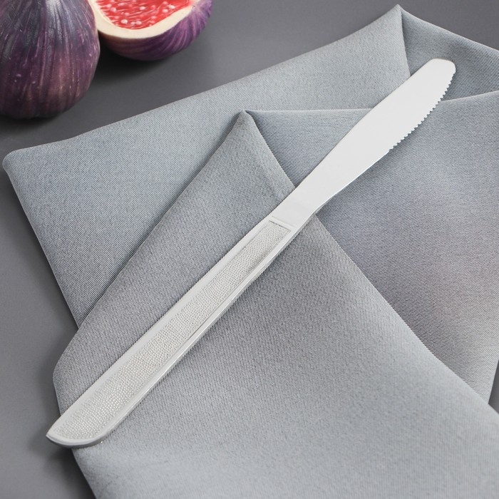 Нож столовый из нержавеющей стали Доляна «Пулкин», длина 20,6 см, толщина 2 мм, цвет серебряный Нож столовый из нержавеющей стали Доляна «Пулкин», длина 20,6 см, толщина 2 мм, цвет серебряный