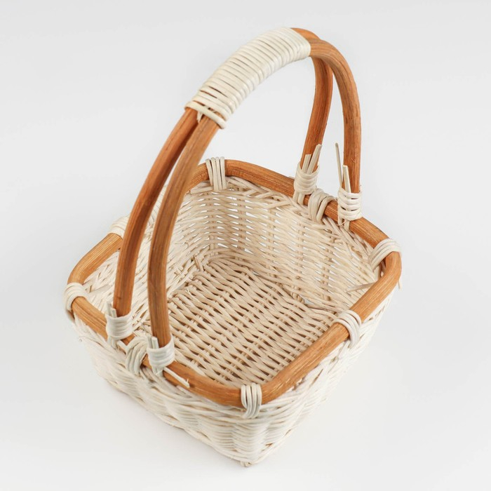 Набор корзин, 3 шт, 27&times;27&times;9/30 см, 23&times;23&times;8/25 см, 20&times;20&times;7/20 см, ротанг