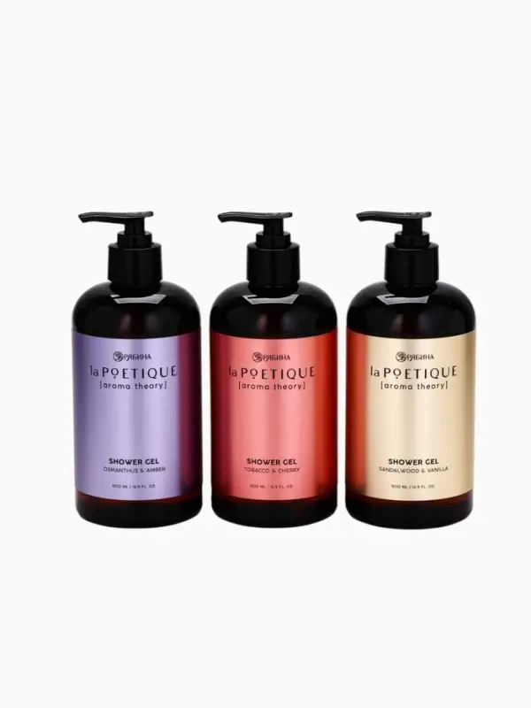 Гель для душа парфюмированный, аромат амбра и османтус, 500 мл, laPOETIQUE