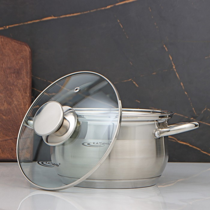 Кастрюля «Диана», 2.5 л, d=18 см, капсульное дно, индукция Кастрюля «Диана», 2.5 л, d=18 см, капсульное дно, индукция