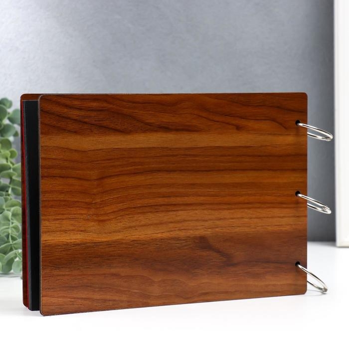 Фотоальбом 30 листов  Фотоальбом 30 листов "Счастье - каждый день" (102 уголка+кольца) 27х19х2 см