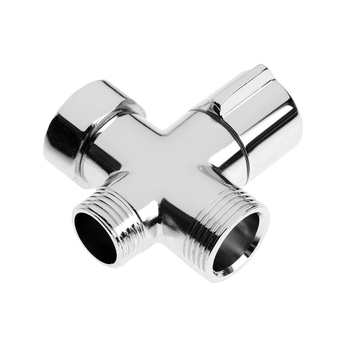 Дивертор ZEIN Z748, для смесителя, корпус латунь, хром Дивертор ZEIN Z748, для смесителя, корпус латунь, хром