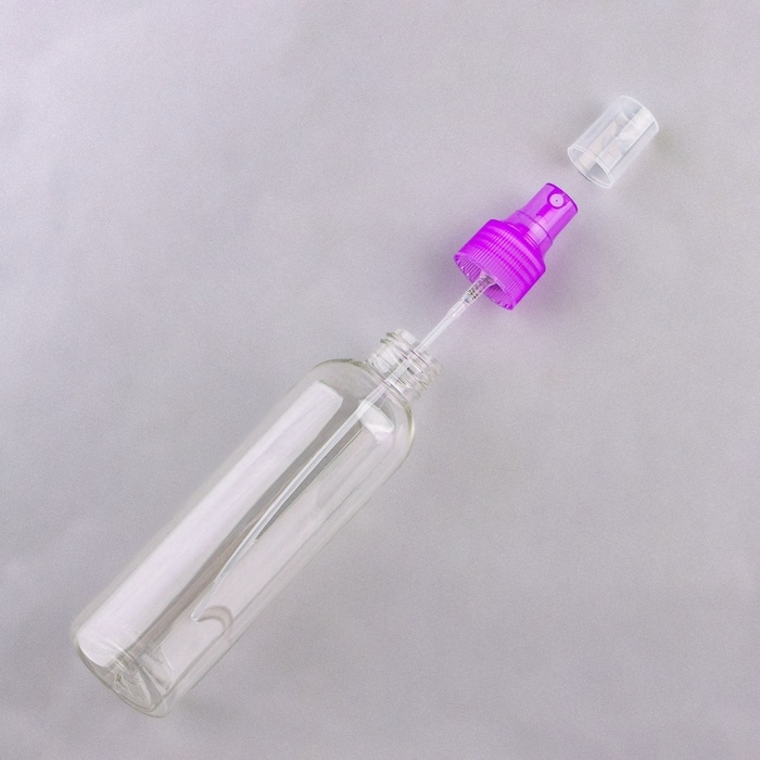 Бутылочка для хранения, с распылителем, 200 мл, цвет МИКС/прозрачный Бутылочка для хранения, с распылителем, 200 мл, цвет МИКС/прозрачный