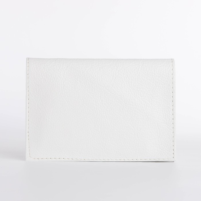 Обложка для паспорта, цвет белый Обложка для паспорта, цвет белый