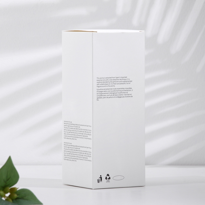 Набор диффузор ароматический "Aromame", голубые колокольчики, 500 мл, прямоугольная банка